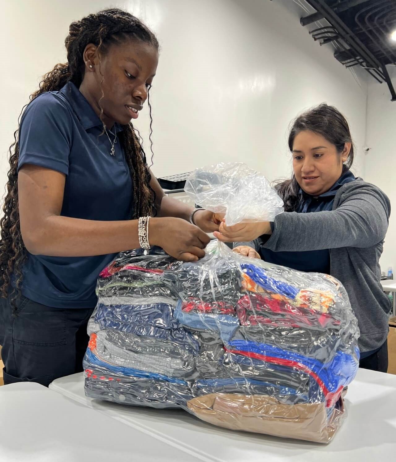 Luxe Cleaners wash and fold facility